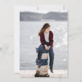 Laten we feestelijke uitnodigingen houden voor kin (Achterkant)