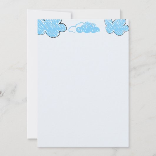 Laten we feestelijke uitnodigingen houden voor kin (Achterkant)