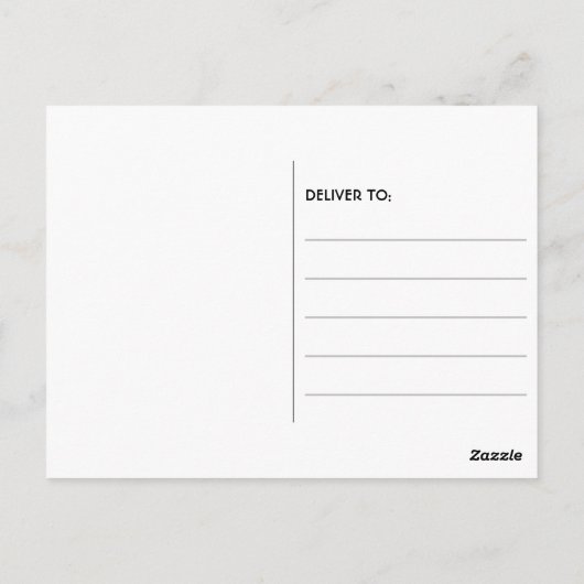 Laten we feestelijke zwarte gouden neon tropische  briefkaart (Achterkant)