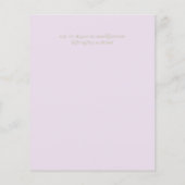 Laten we feesten Aankondiging van de trouwerij na  (Achterkant)