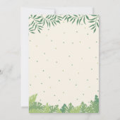 Laten we feesten als een dinosaurus verjaardag uit kaart (Achterkant)