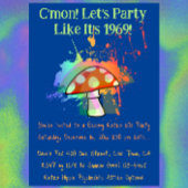 Laten we feesten alsof het 1969 is Feestje Kaart