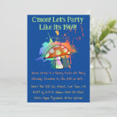 Laten we feesten alsof het 1969 is Feestje Kaart (Staand voorkant)