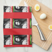 Laten we feesten alsof het mijn verjaardag is theedoek (Quarter Fold)