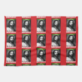 Laten we feesten alsof het mijn verjaardag is theedoek (Horizontaal)