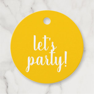 Laten we feesten - bedankjes labels