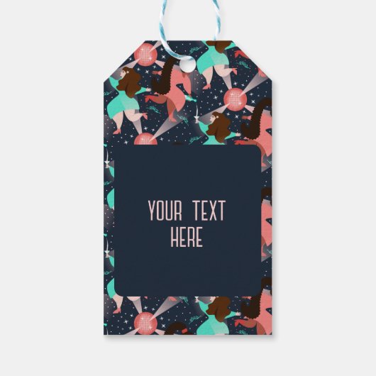 Laten we feesten! cadeaulabel (Achterkant)