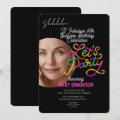 Laten we feesten! Een fabuleus 60e verjaardagsfees Kaart (Voorkant / Achterkant)