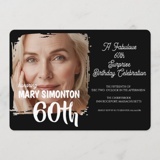 Laten we feesten! Een fabuleus 60e verjaardagsfees Kaart (Voorkant)