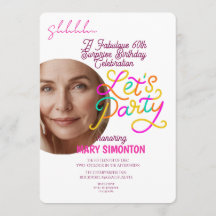 Laten we feesten! Een fantastisch 60ste verjaardag