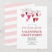 Laten we feesten hartige Valentijn ambachtelijke p Kaart (Voorkant / Achterkant)