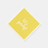 Laten we feesten inapkins servet (Hoek)