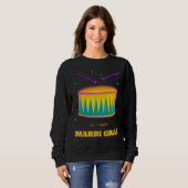 Laten we feesten! Mardi Gras Sweatshirt (Voorkant volledig)