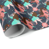 Laten we feesten! nieuwjaar cadeaupapier (Rol Hoek)