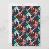 Laten we feesten! nieuwjaar feestdagenkaart (Achterkant)