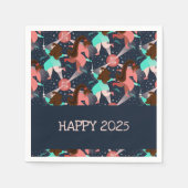 Laten we feesten! nieuwjaar servet (Voorkant)