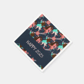 Laten we feesten! nieuwjaar servet (Hoek)