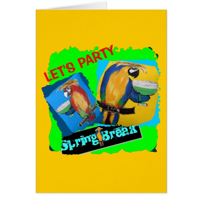 Laten we Feesten - Papegaaien (Voorkant)