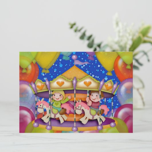 Laten we feesten! - SRF Kaart (Staand voorkant)