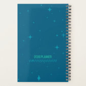 Laten we feesten! - Tipsy Black Cat Planner (Achterkant)