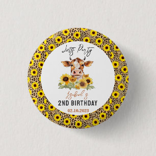 Laten we Feesten Tot de Koeien Thuiskomen 2e Verja Ronde Button 3,2 Cm