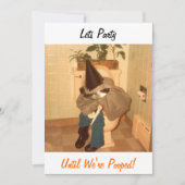 Laten we feesten tot we klaar zijn... kaart (Voorkant)