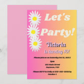 Laten we Feesten Tween Uitnodiging (Voorkant / Achterkant)