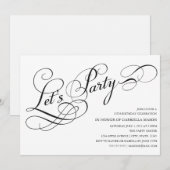 Laten we feesten | Uitnodiging (Voorkant / Achterkant)