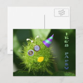 Laten we feesten! uitnodiging briefkaart (Voorkant / Achterkant)