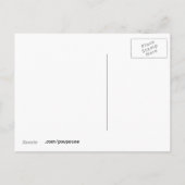 Laten we feesten! uitnodiging briefkaart (Achterkant)