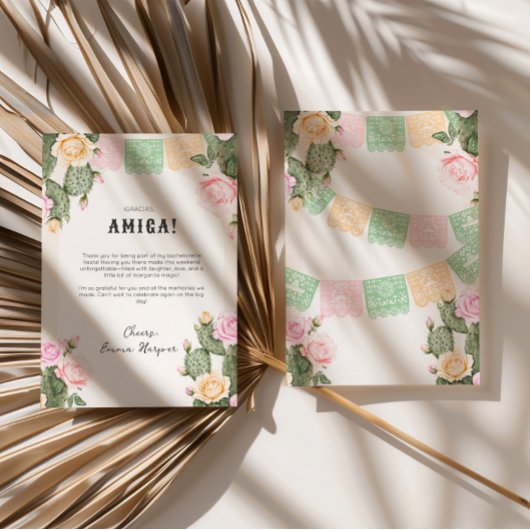 Laten we Feesten Verloofde Weekend Dankkaart Bedankkaart