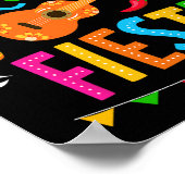 Laten we feesten voor een grappig Cinco de Mayo ko Poster (Hoek)