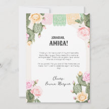 Laten we Feesten Vrijgezellen Weekend Bedankkaart