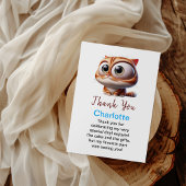 Laten we feestvieren! Cute Kat 2e verjaardagsfeest Bedankkaart