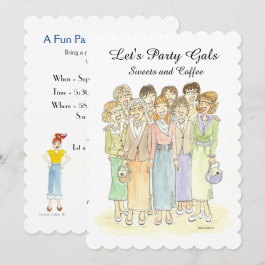 Laten we feestvieren kaart (Voorkant / Achterkant)