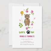 Laten we feestvieren! Kinderverjaardagsfeestje Kaart (Voorkant)