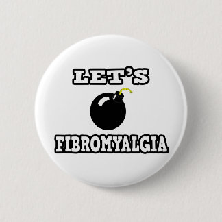 Laten we fibromyalgie bombarderen ronde button 5,7 cm