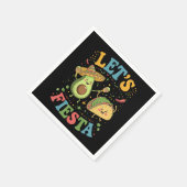 Laten we Fiesta Avocado en Tacos Cinco de Mayo Servet (Hoek)