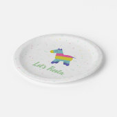 Laten we Fiesta-Borden Papieren Bordje (Gekanteld)