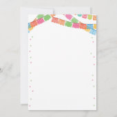 Laten we Fiesta Bridal Shower Invitation Taco Mexi Kaart (Achterkant)