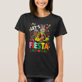 Laten we Fiesta Cinco De Mayo Camisa Mexicana Homb T-shirt (Voorkant)