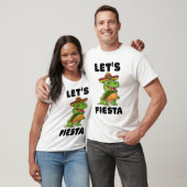 Laten we Fiesta Cinco De Mayo Dinosaur Taco T-Rex T-shirt (Unisex)