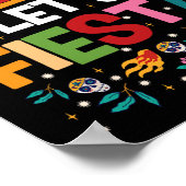 Laten we Fiesta Cinco De Mayo Mexican Theme Party  Poster (Hoek)