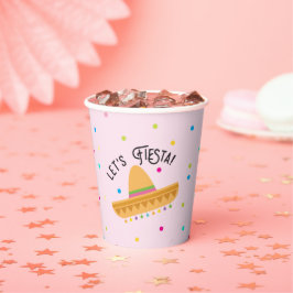 Laten we Fiesta Cinco de Mayo Paper Cups Papieren Bekers