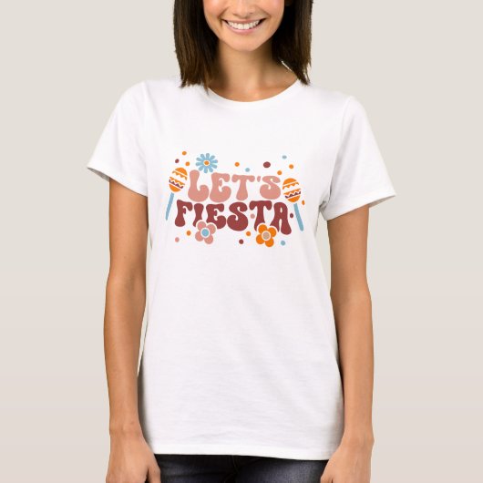 Laten we Fiesta Cinco de Mayo Shirt (Voorkant)