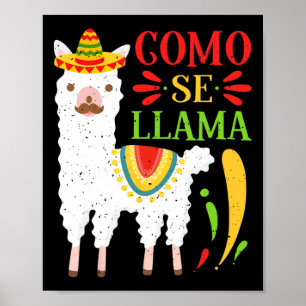 Laten we Fiesta Como Te Llamas Cinco De Mayo Como Poster