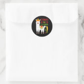 Laten we Fiesta Como Te Llamas Cinco De Mayo Como Ronde Sticker (Tas)