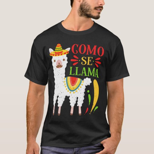 Laten we Fiesta Como Te Llamas Cinco De Mayo Como T-shirt (Voorkant)