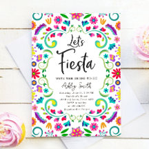 Laten we Fiesta Floral Fiesta Mexicaans Vrijgezell