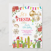 Laten we Fiesta Kerstfeest Mexicaanse 50ste Verjaa Kaart (Voorkant)